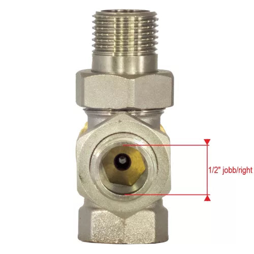 Háromjáratú szelep Fan Coilhoz 1/2" K,K,B
