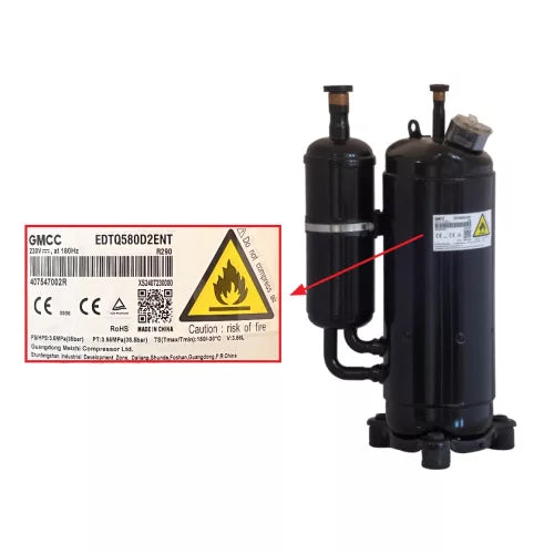 Hőszivattyú 16KW-R290 kompresszor EDTQ580D2ENT