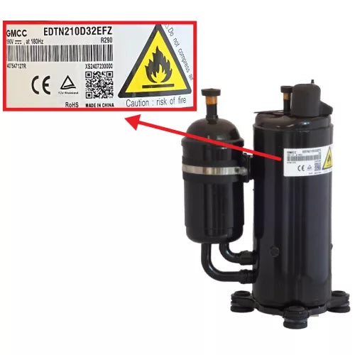 Hőszivattyú 6KW-R290 kompresszor EDTN210D32EFZ